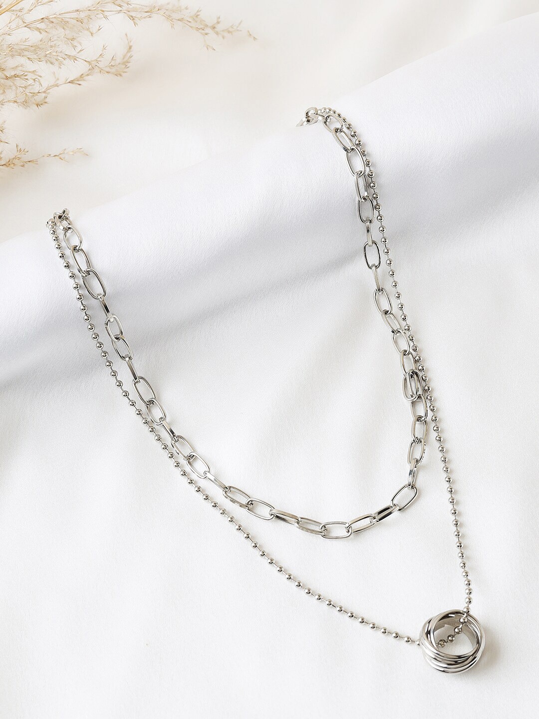 

Kazo Silver-Toned Silver-Plated Necklace