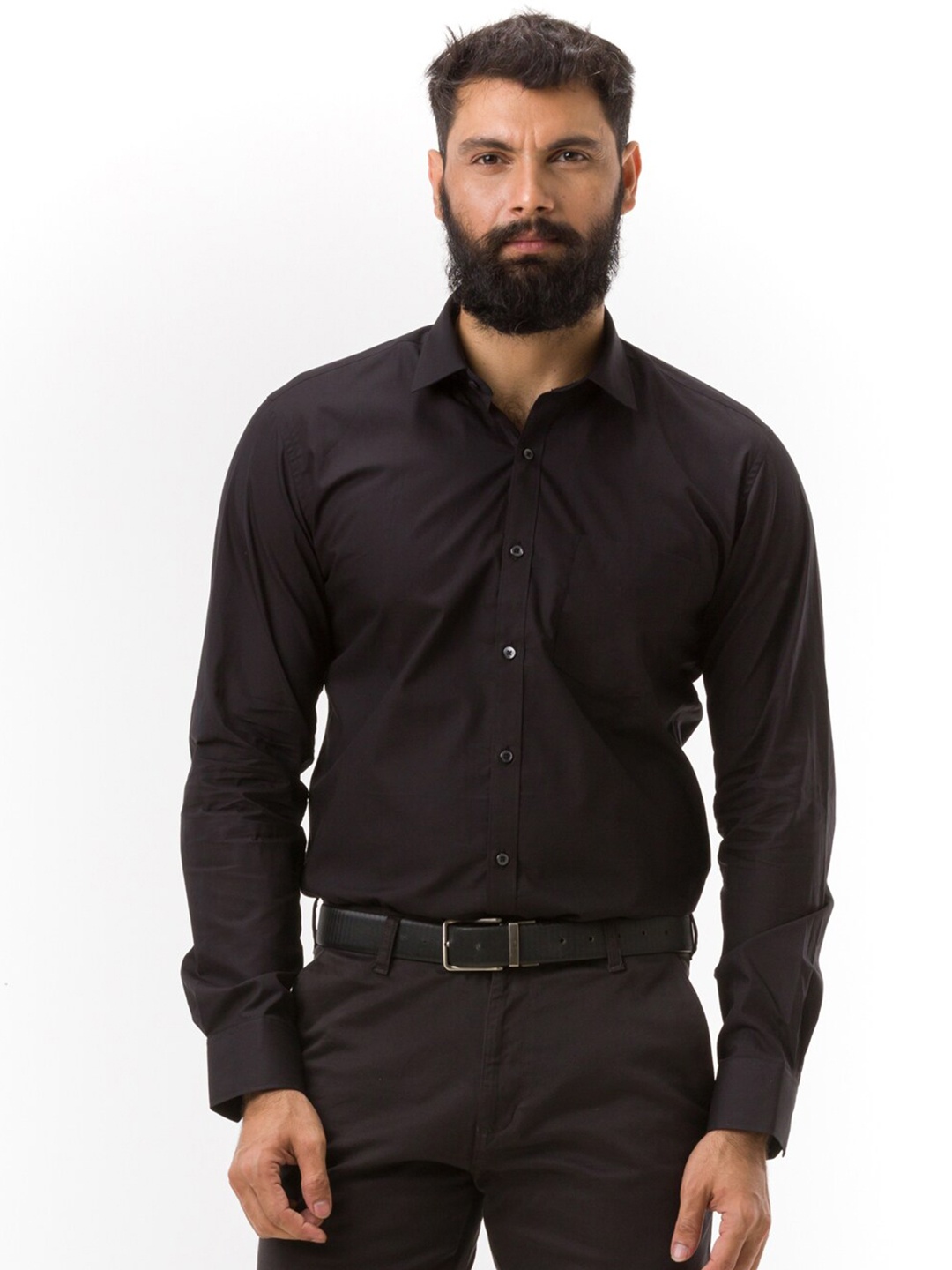 

Hoffmen Men Brown Comfort Slim Fit Cotton Formal Shirt