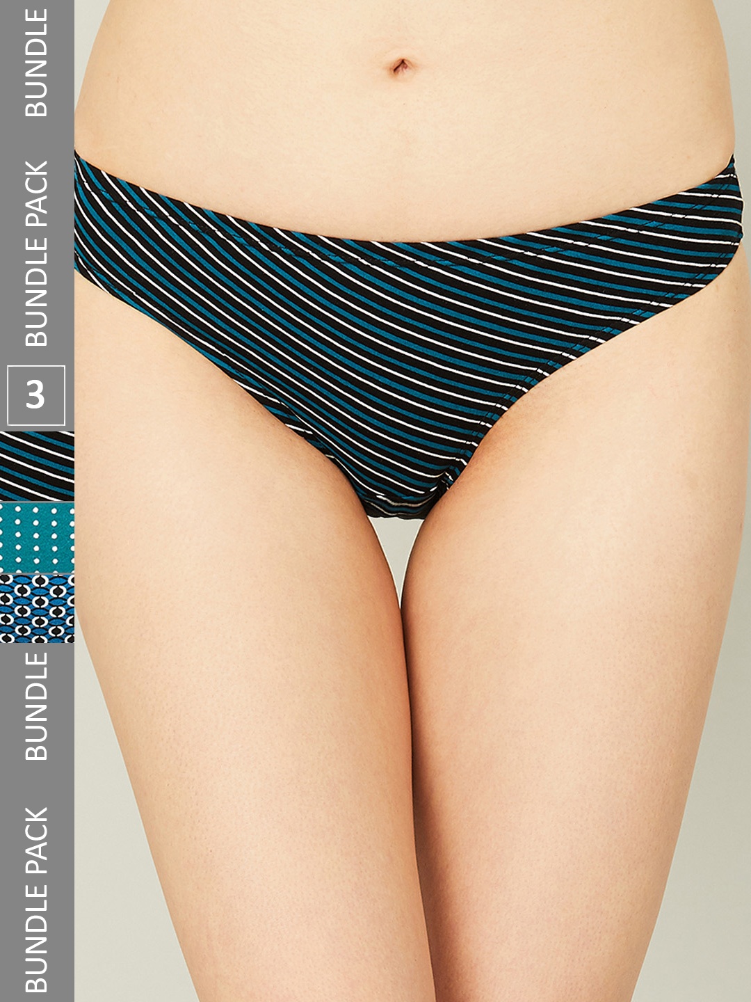 

Ginger by Lifestyle Women Pack Of 3 Assorted Bikini Briefs