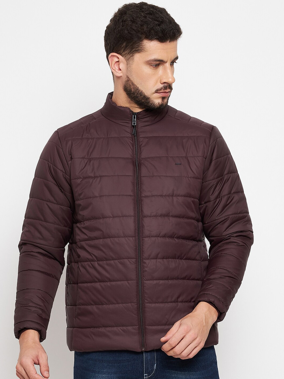 

Okane Men Burgundy Lightweight Padded Jacket