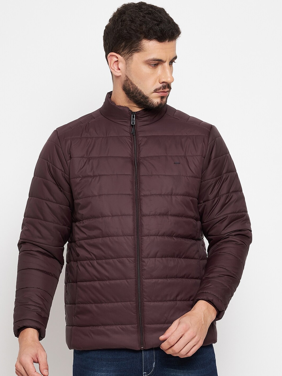 

Okane Men Burgundy Lightweight Padded Jacket