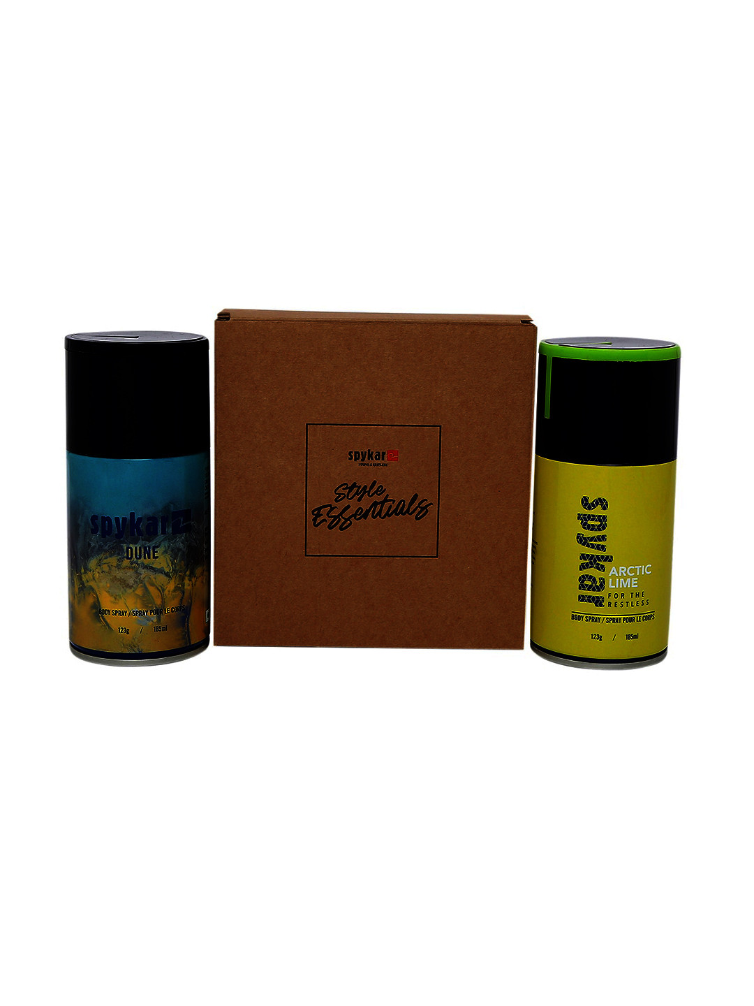 

SPYKAR Set Of 2 Blue Dune & Arctic Lime Deo Spray 185 Each