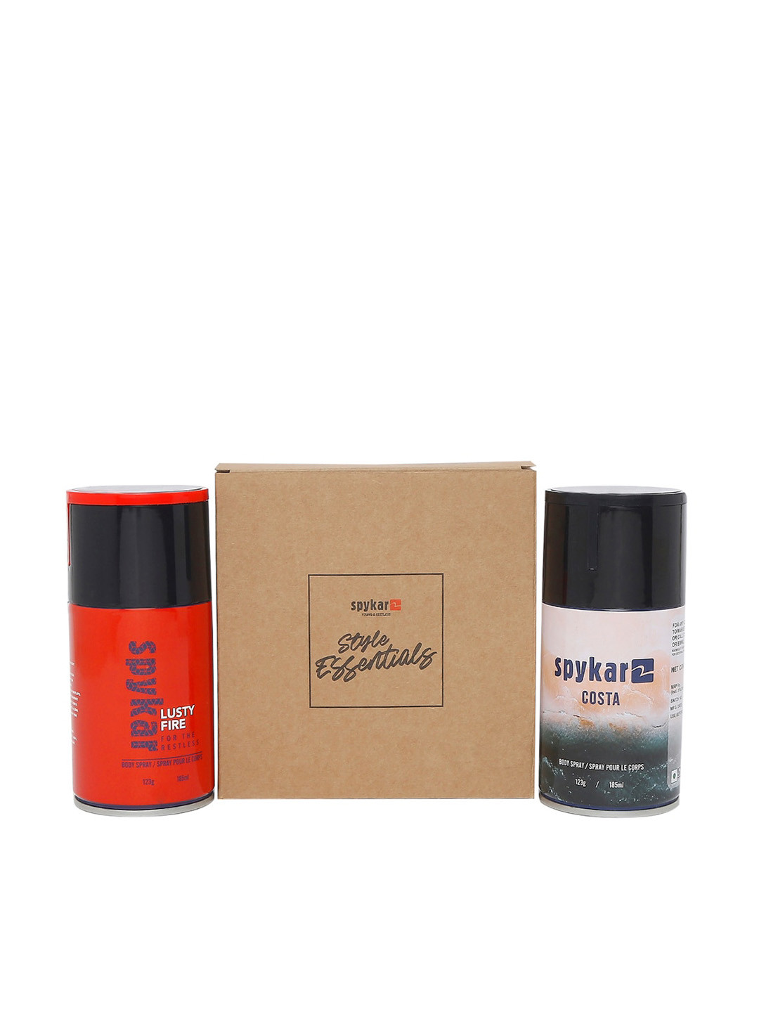 

SPYKAR Men Set of 2 Red Lusty Fire & Costa Deo Spray 185ml