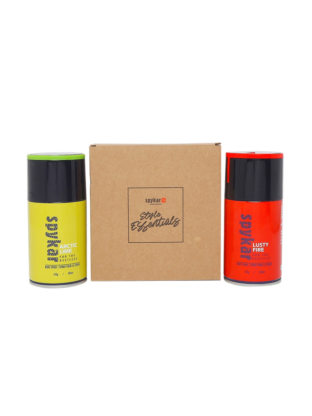 

SPYKAR Men Set Of 2 Red Lusty Fire & Arctic Lime Deo Spray 185ml