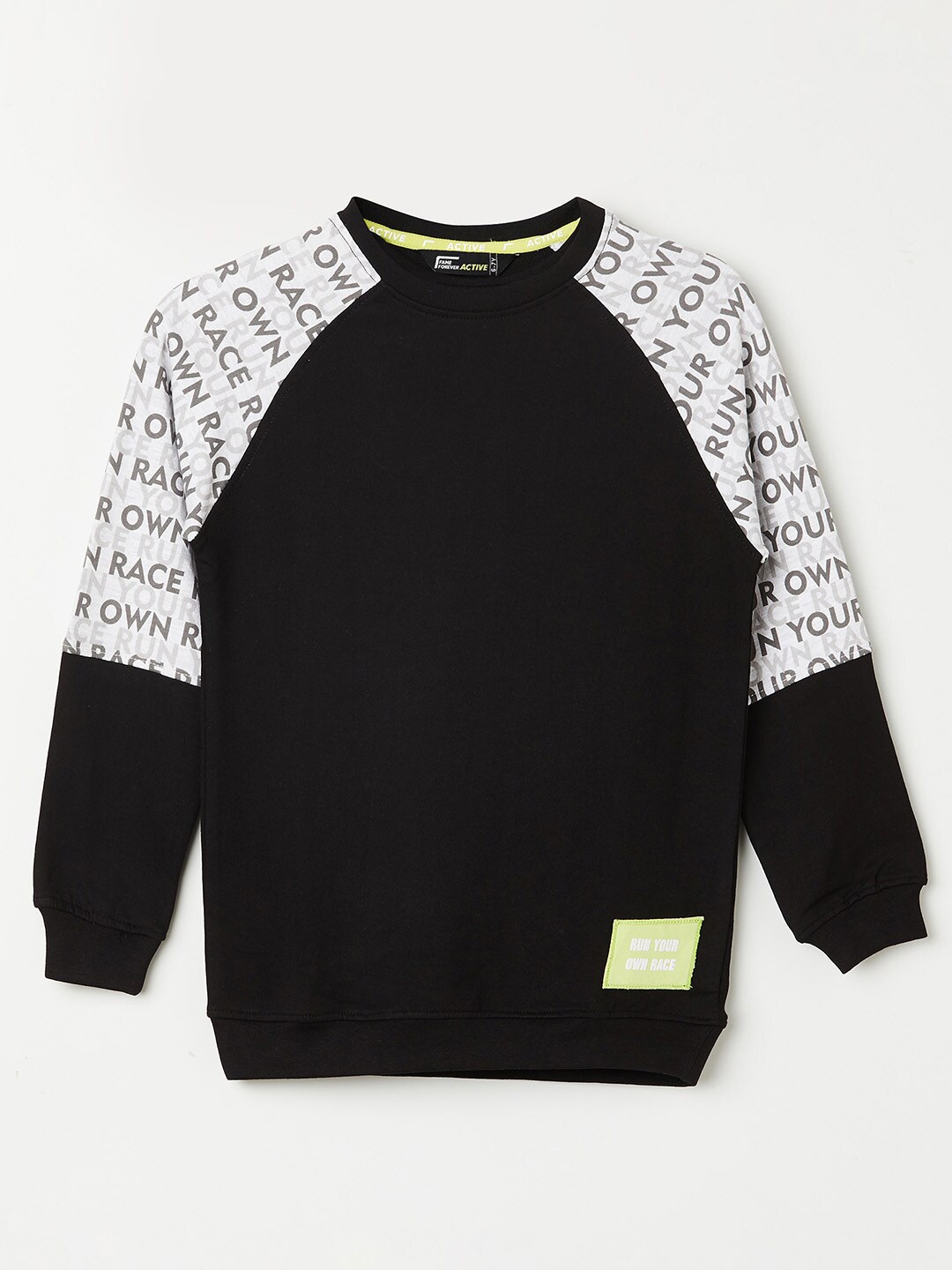 

Fame Forever by Lifestyle Boys Black Cotton Sweatshirt