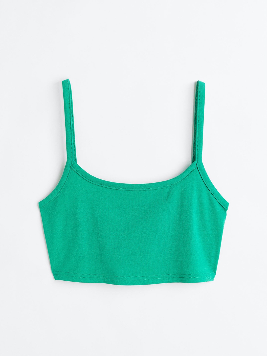 

H&M Women Green Bralette Crop Top