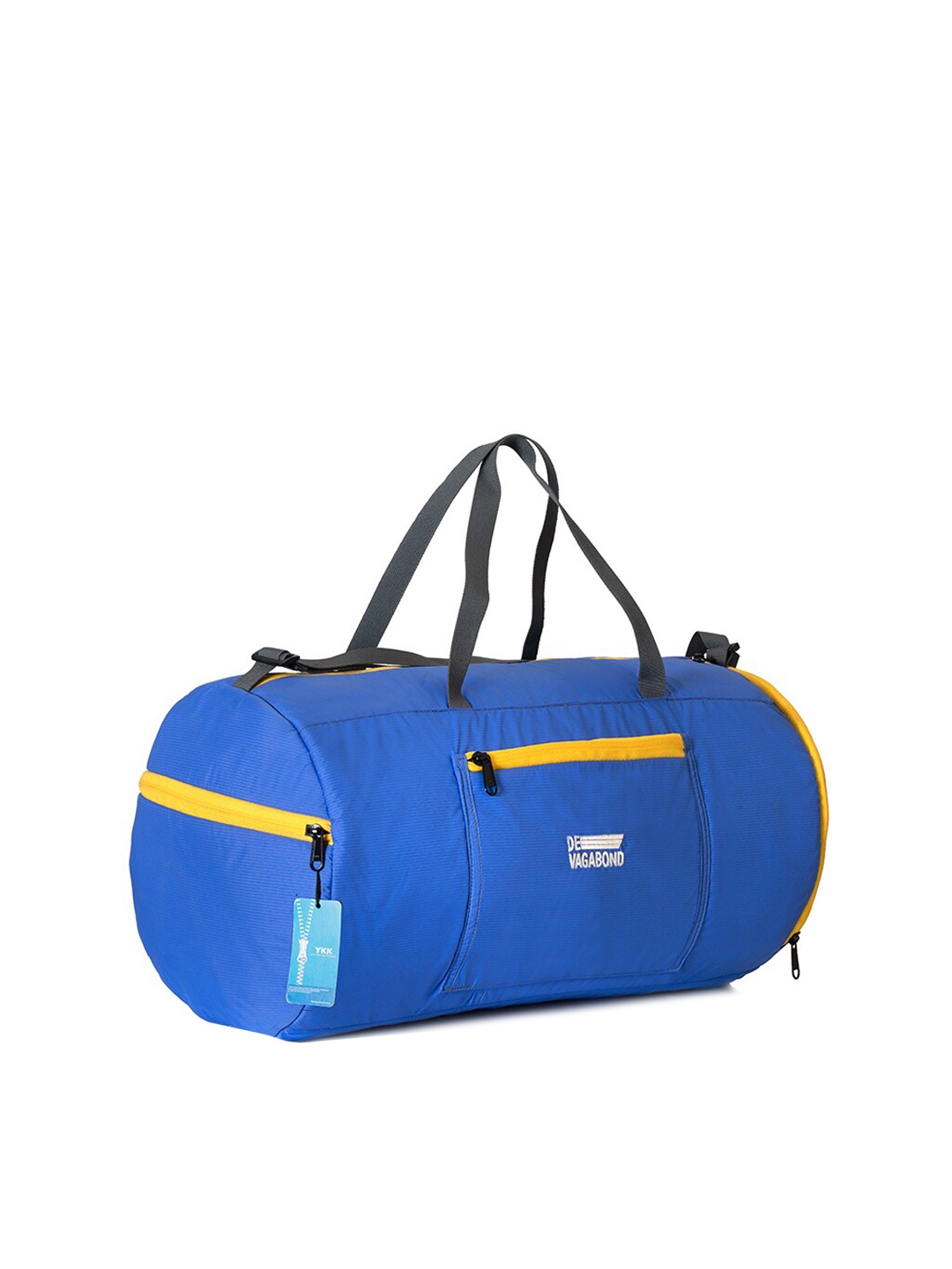

DEVAGABOND Blue Solid Traveler Duffle bag