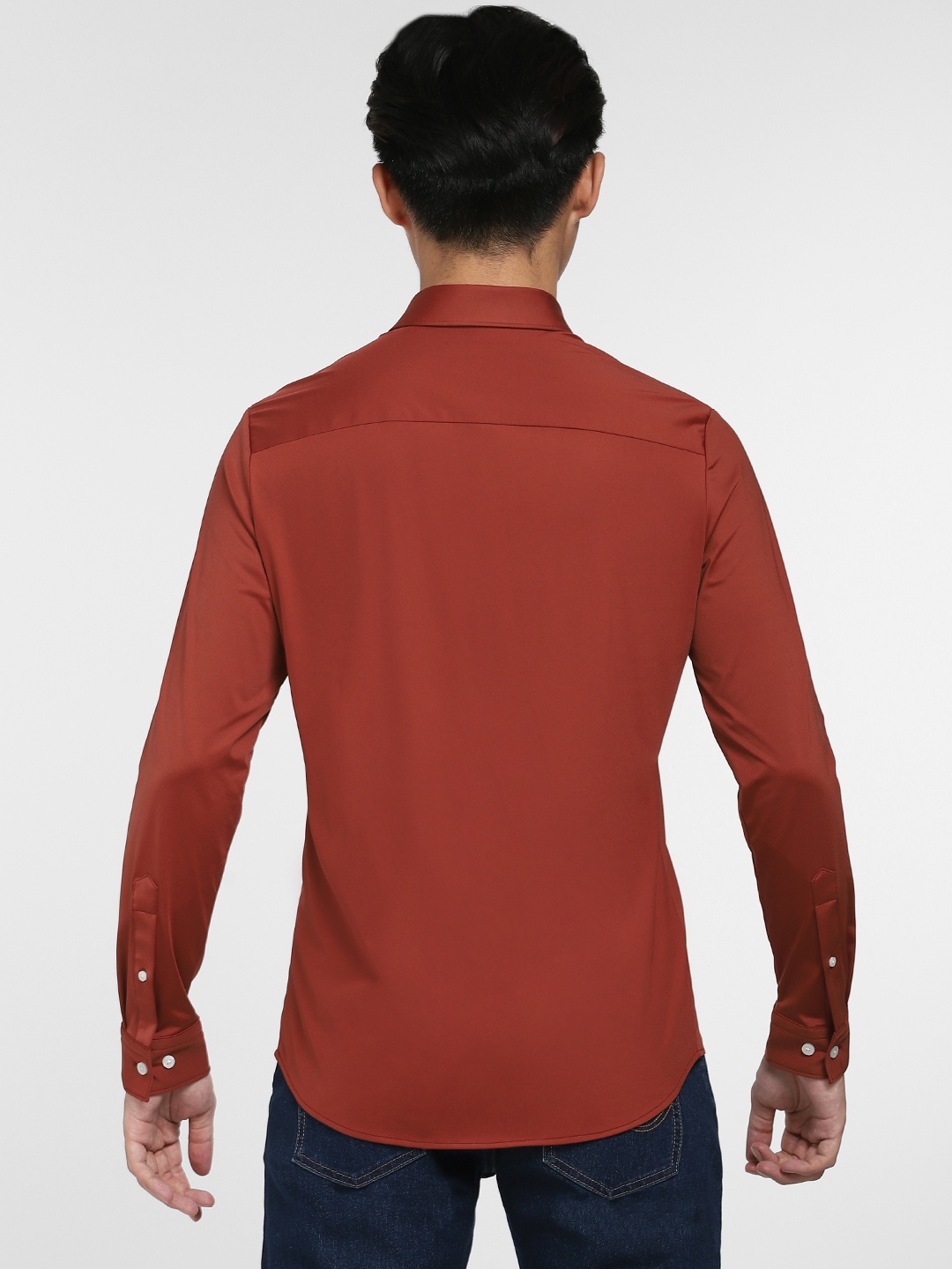 

Jack & Jones Men Brown Slim Fit Casual Shirt