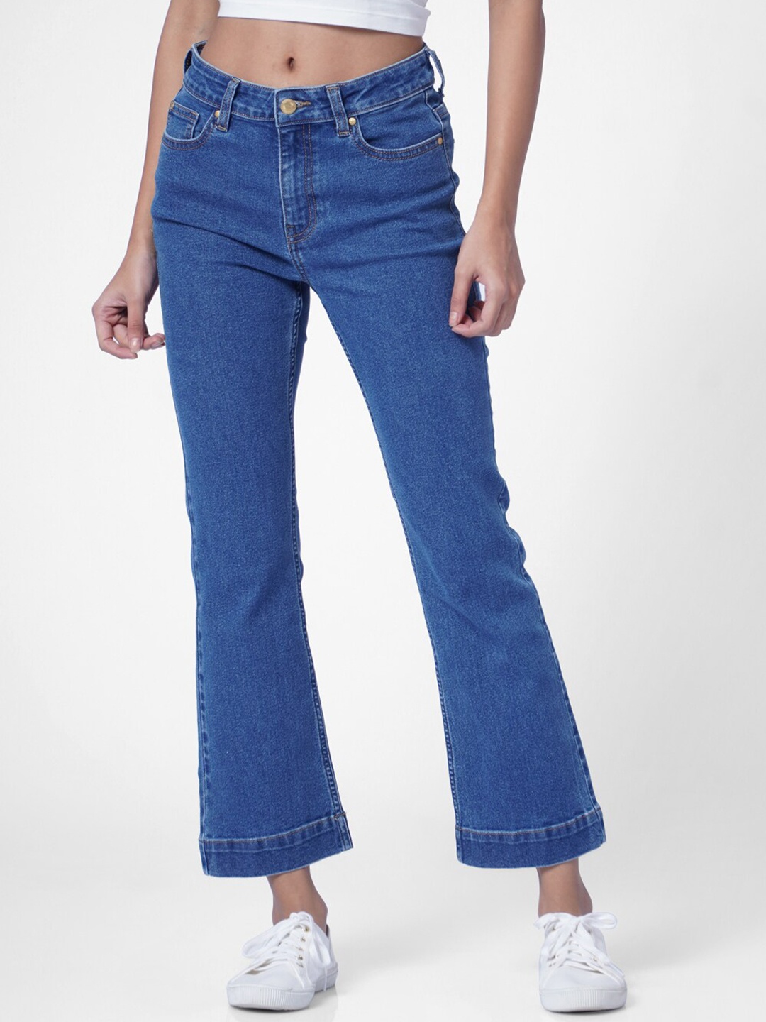 

ONLY Women Blue ONLHELLA DEW FLARE Bootcut Jeans