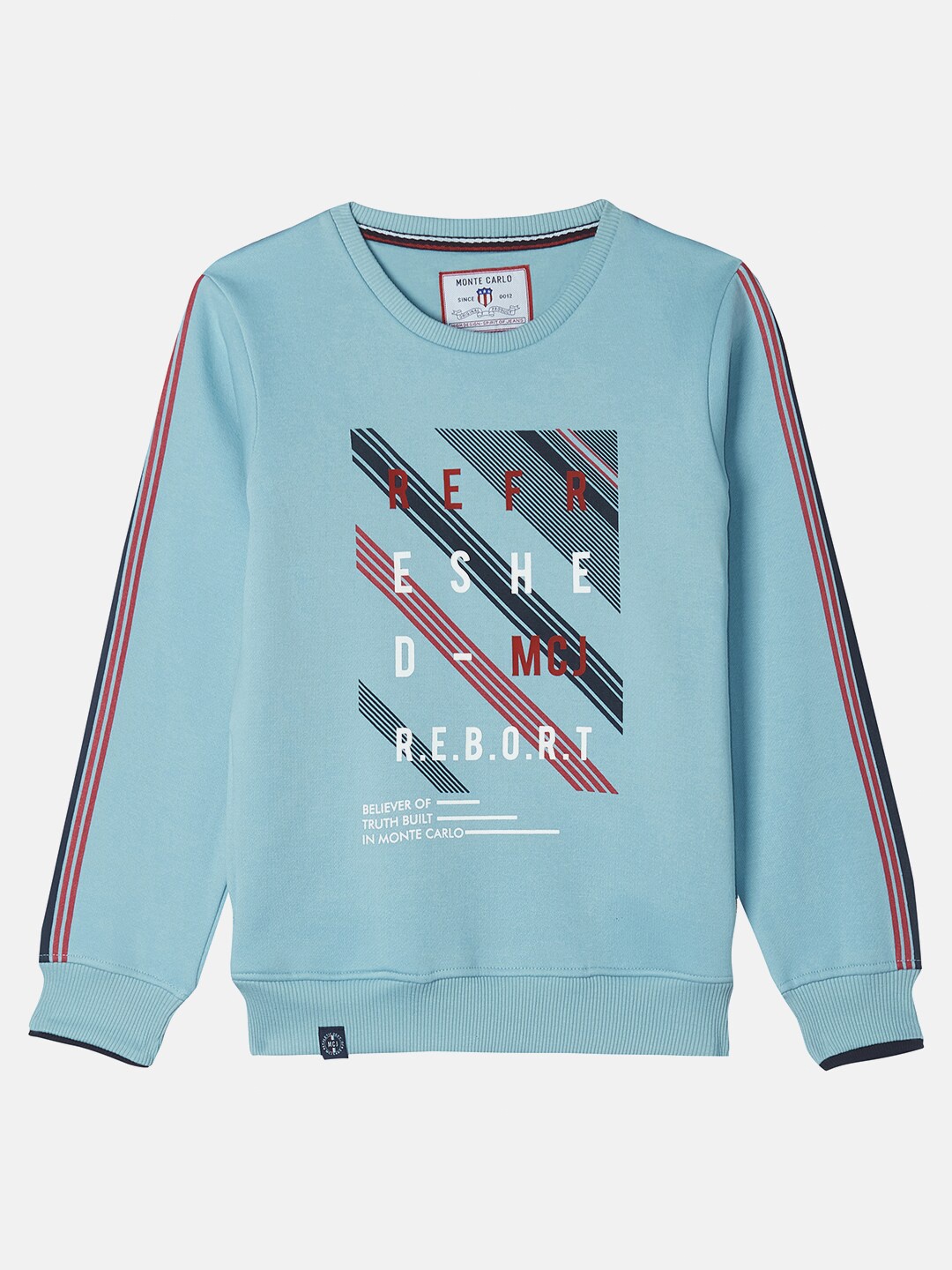 

Monte Carlo Boys Blue Printed Sweatshirt