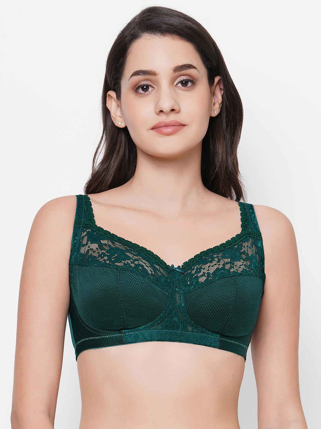

Wacoal Women Green Bra Lightly Padded