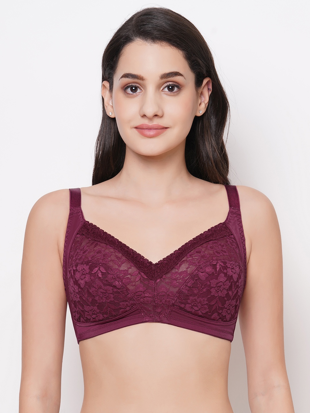 

Wacoal Women Maroon Underwired Bra