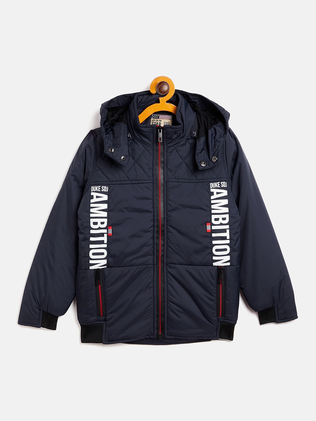 

Duke Boys Blue Typography Padded Jacket