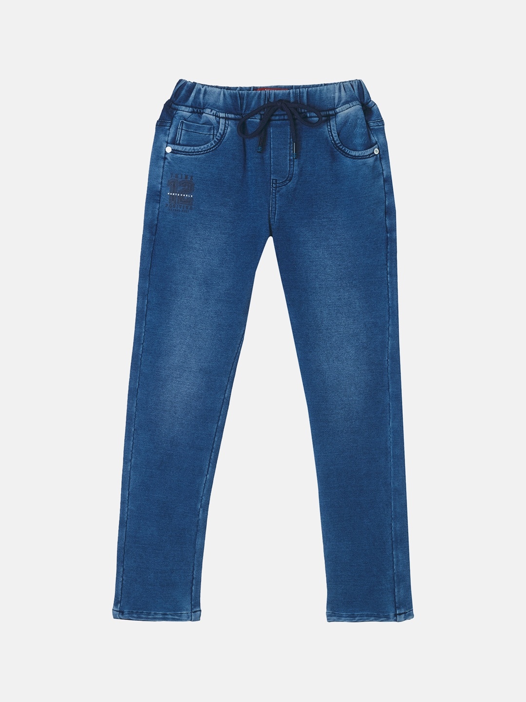 

Monte Carlo Boys Blue Regular Fit Light Fade Stretchable Jeans