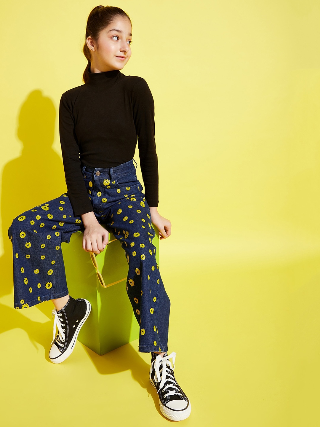

Noh Voh - SASSAFRAS Kids Girls Blue Comfort Clean Look Jeans