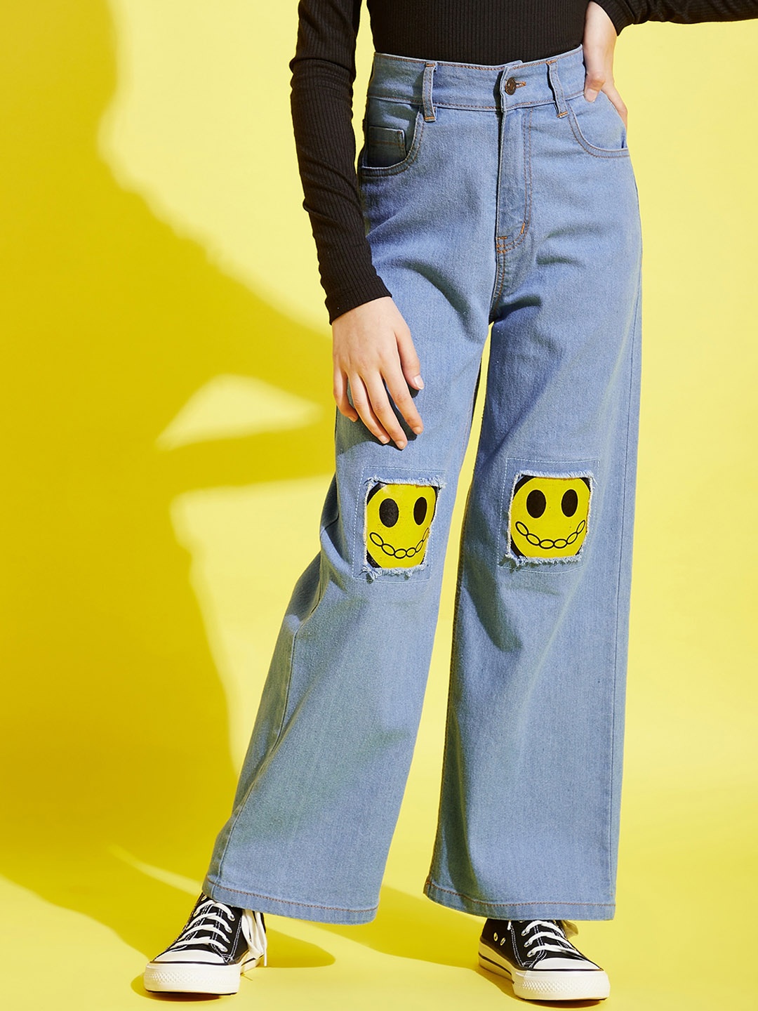 

Noh Voh - SASSAFRAS Kids Girls Blue Comfort Jeans