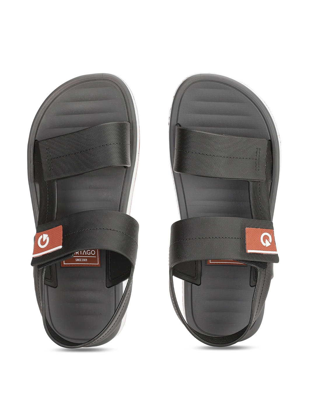

CARTAGO Men Black Comfort Sandals