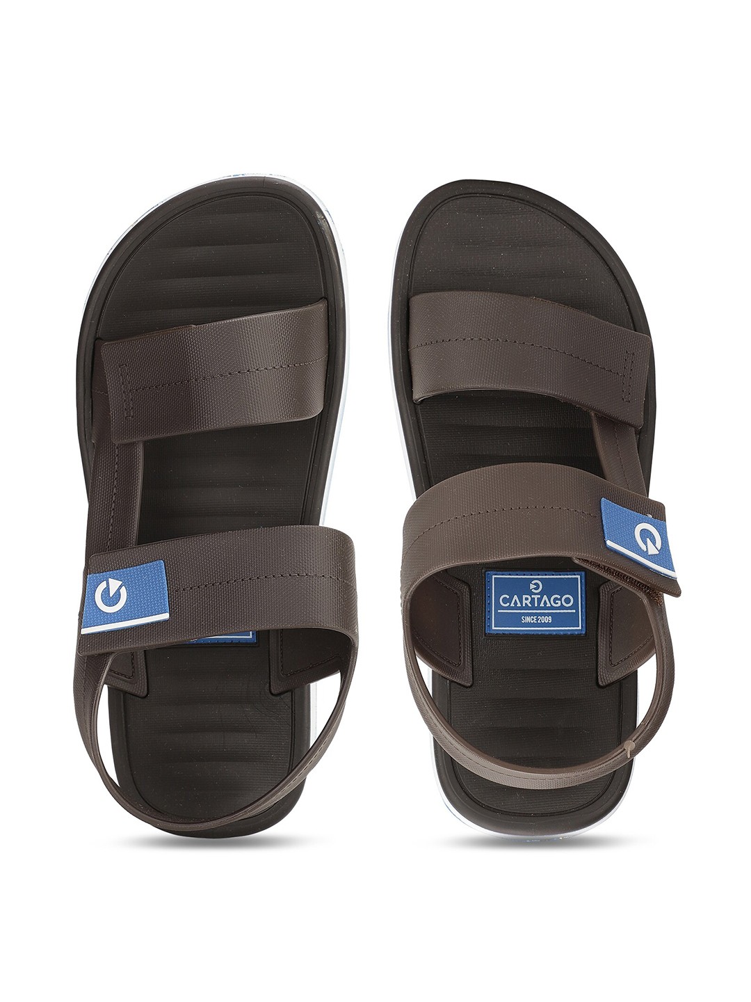 

CARTAGO Men Brown Comfort Sandals