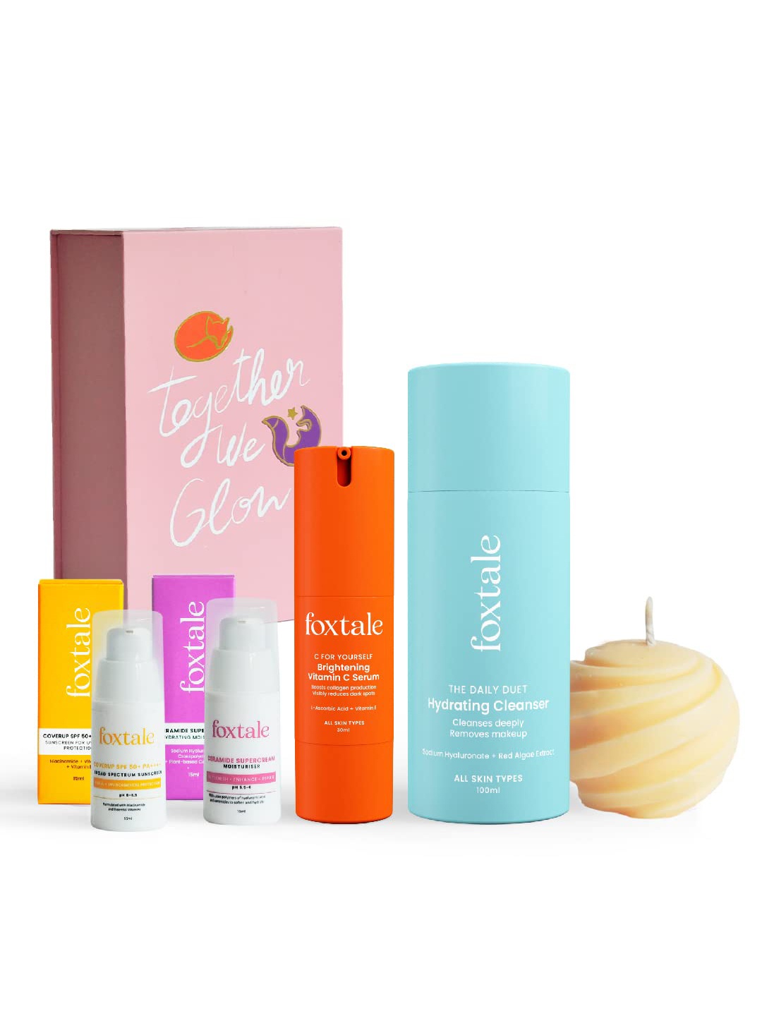 

FoxTale Better Together Daily Skincare Gift Box, Blue