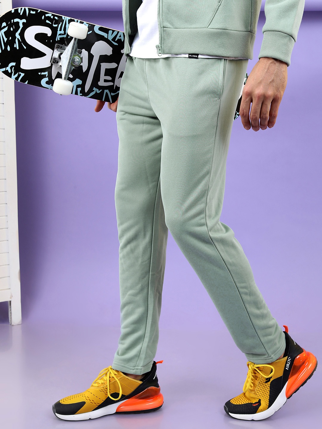 

HIGHLANDER Men Blue Solid Track Pants