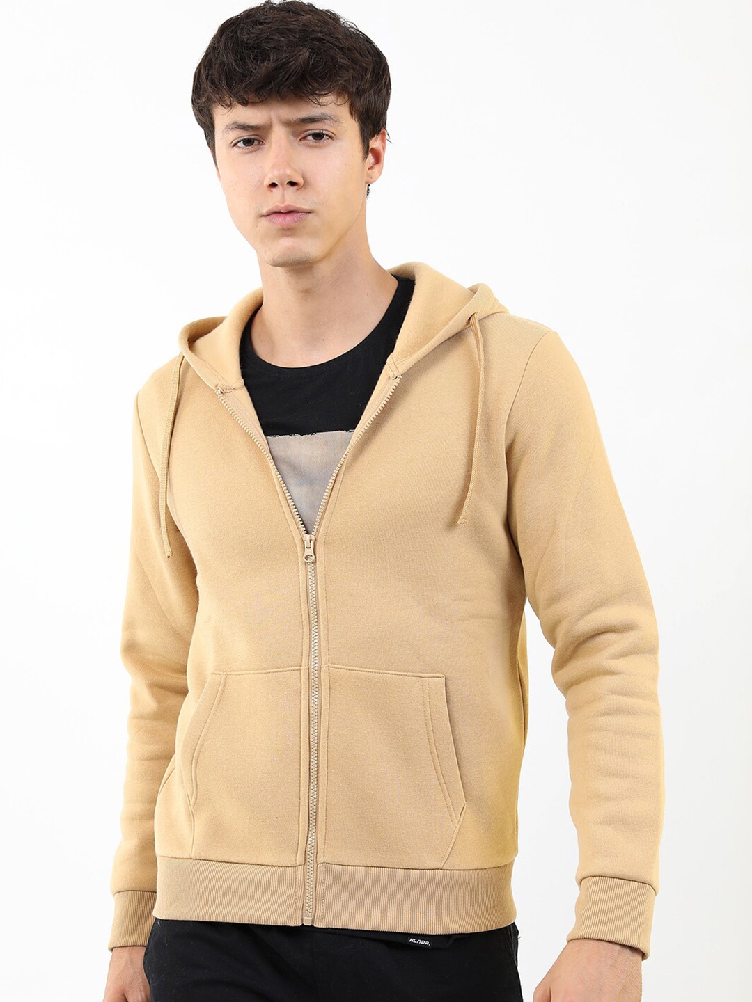 

KETCH Men Beige Hooded Sweatshirt