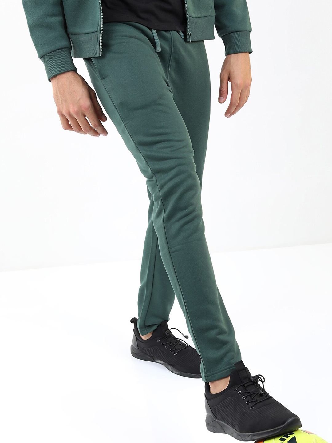 

KETCH Men Green Solid Track Pants