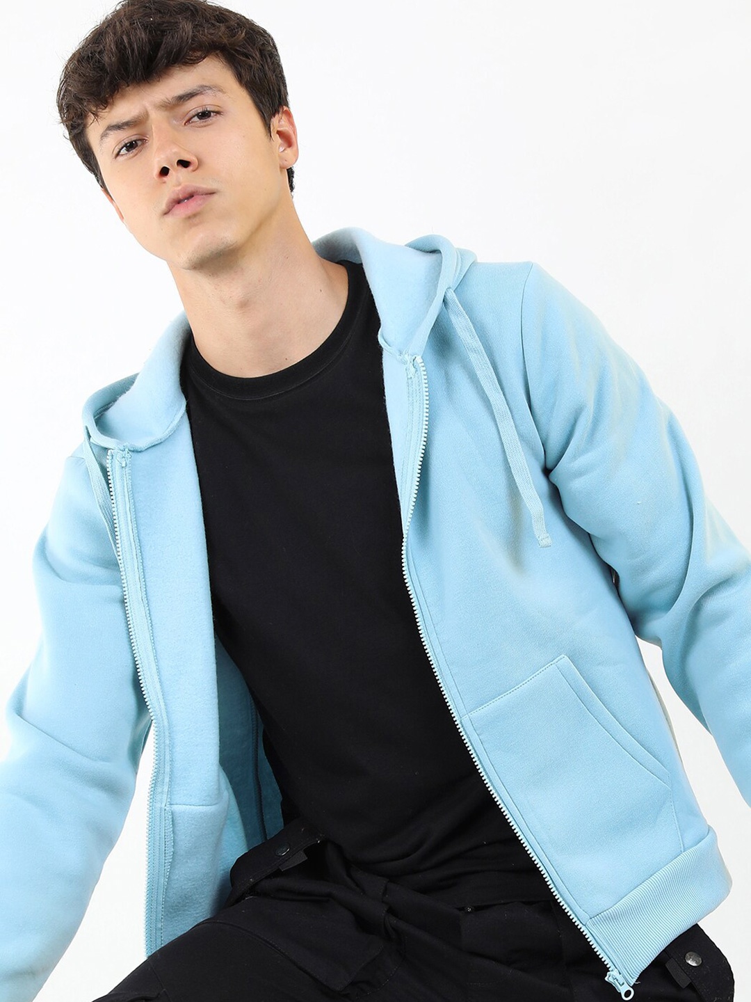 

KETCH Men Blue Hooded Sweatshirt
