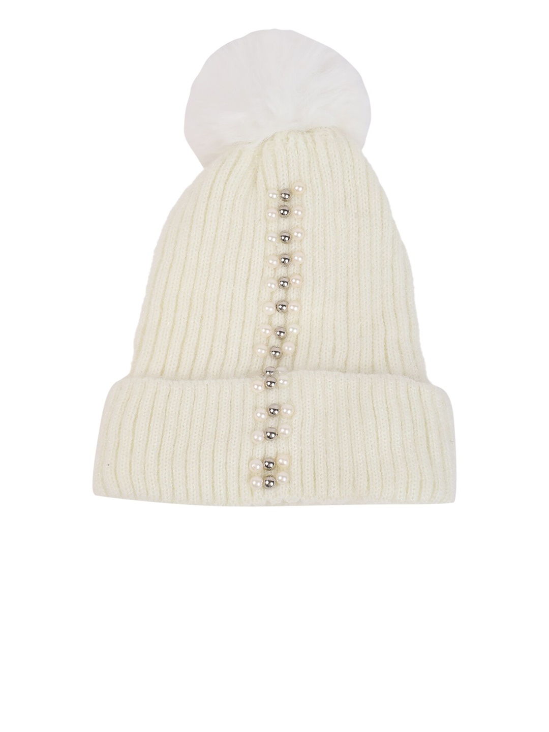 

ELLIS Women White Beanie