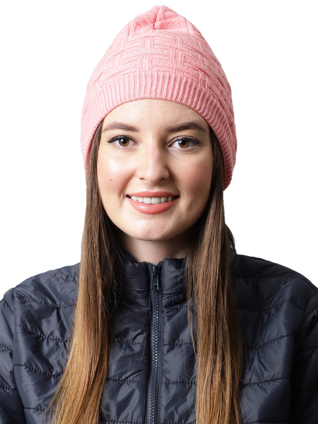 

ELLIS Women Pink Beanie
