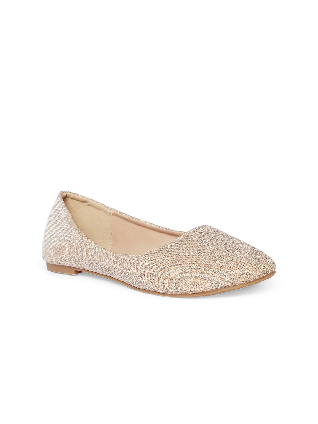 

Forever Glam by Pantaloons Women Gold-Toned Ballerinas Flats