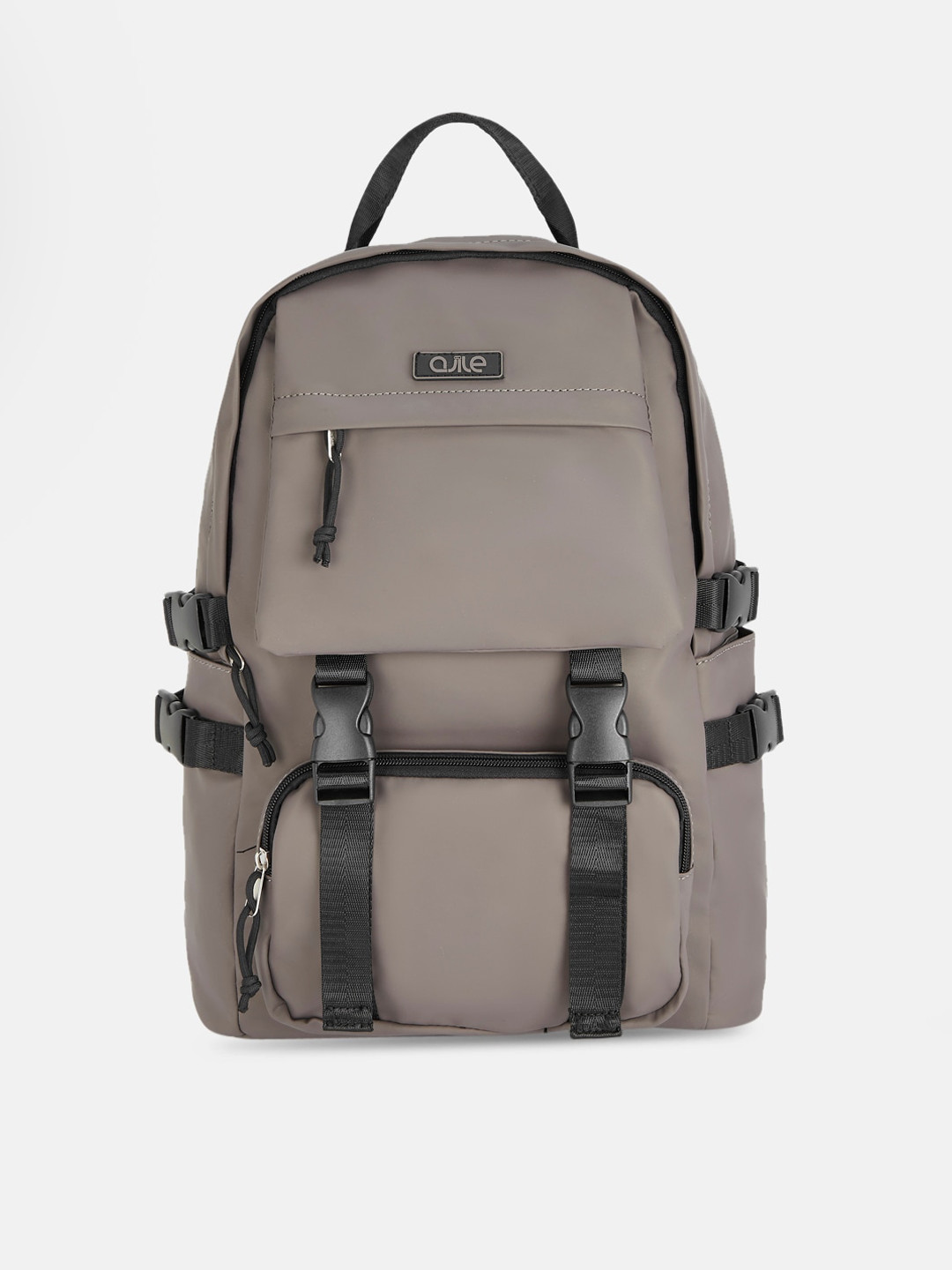 

Ajile by Pantaloons Men Grey Solid Backpack