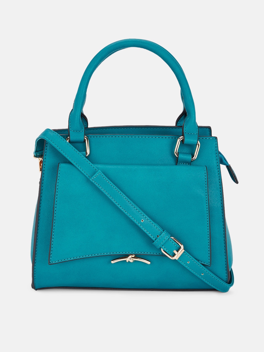 

Forever Glam by Pantaloons Teal Swagger Handheld Bag