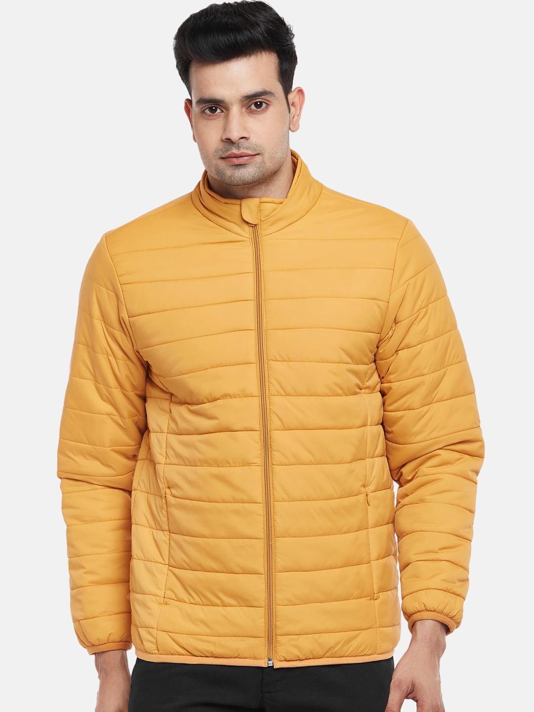 

BYFORD by Pantaloons Men Yellow Puffer Jacket