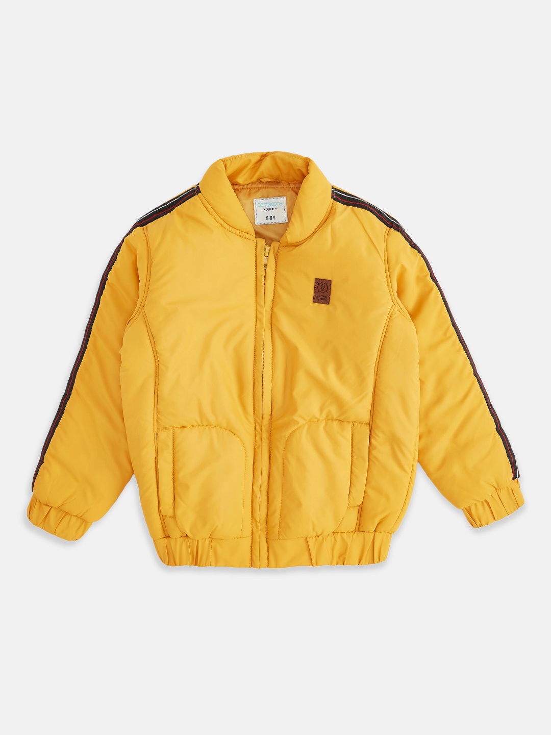 

Pantaloons Junior Boys Yellow Bomber Jacket