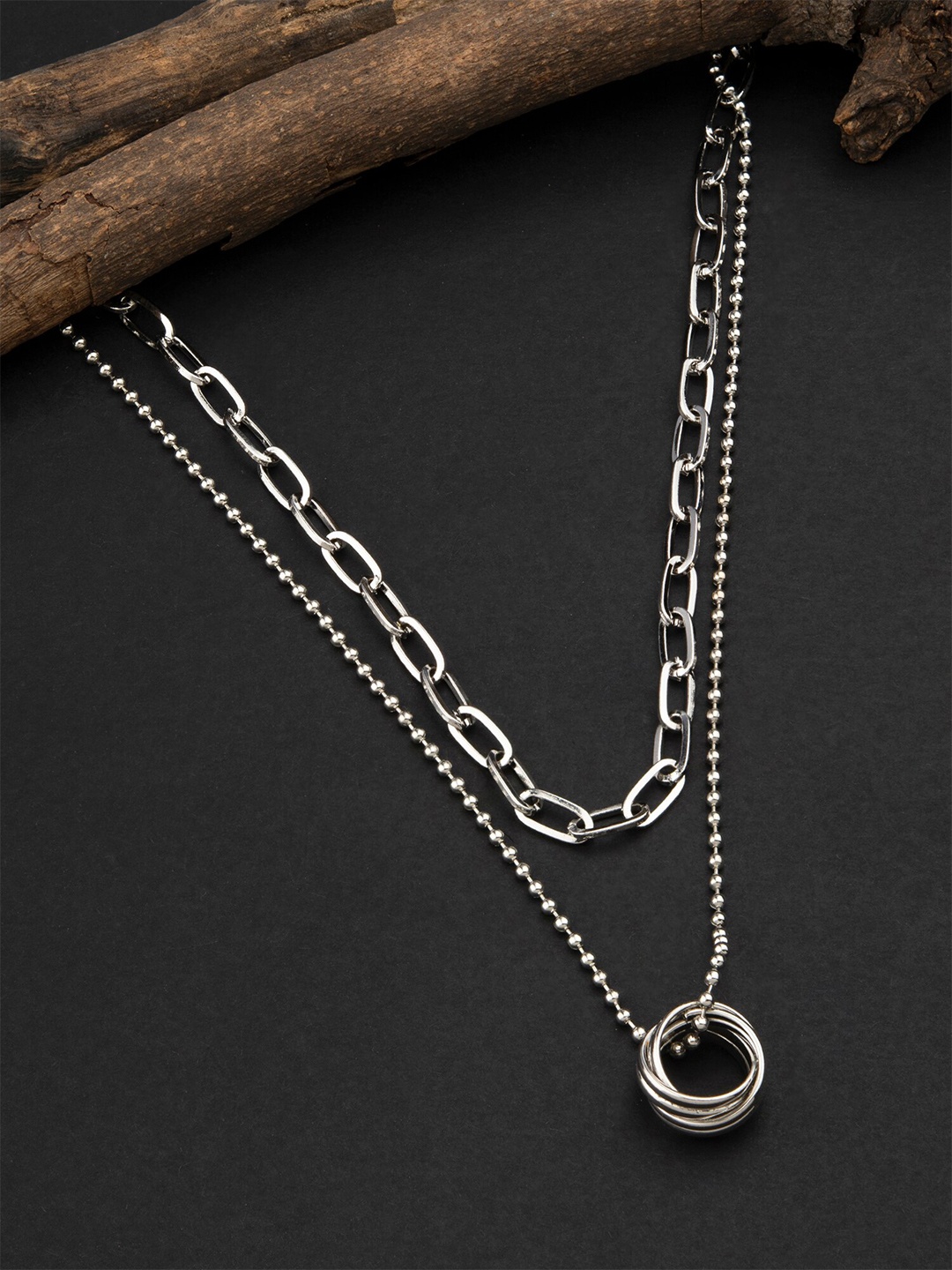 

E2O Silver-Plated Brass Necklace