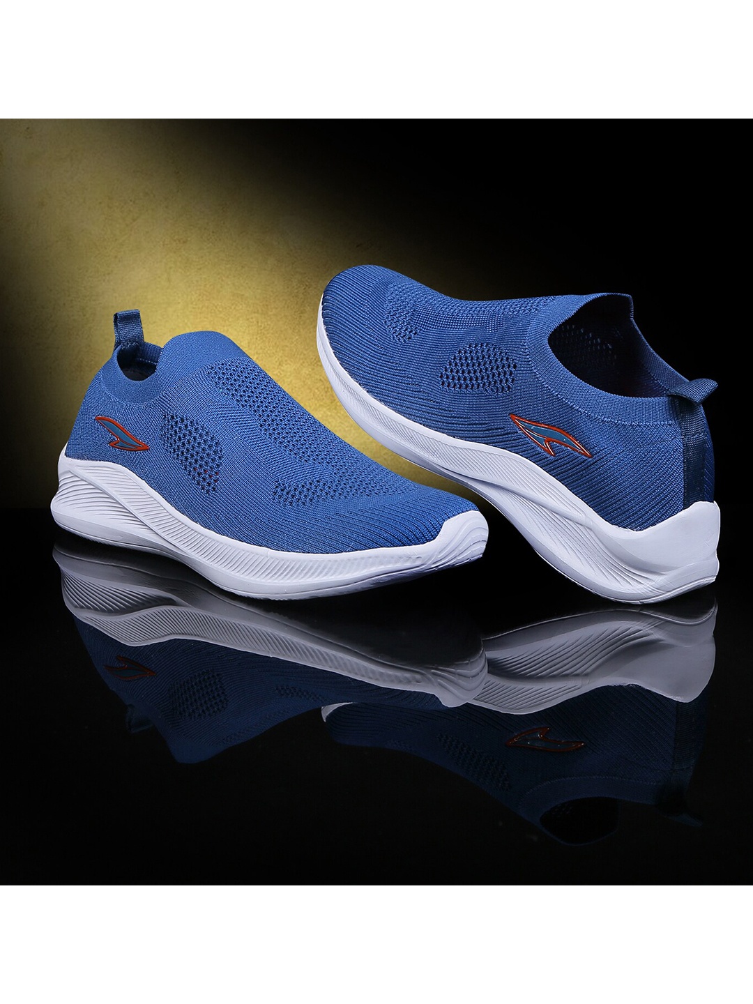 

ASIAN Men Turquoise Blue Sports Running Shoes