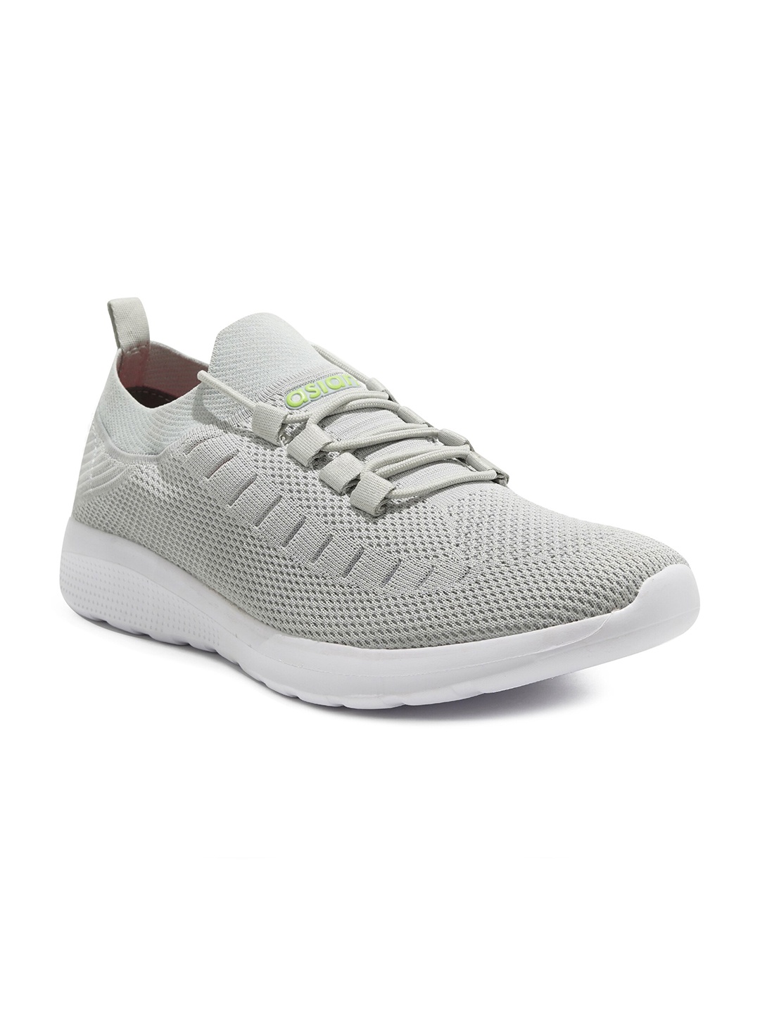 

ASIAN Men Grey Mesh Running Non-Marking Shoes