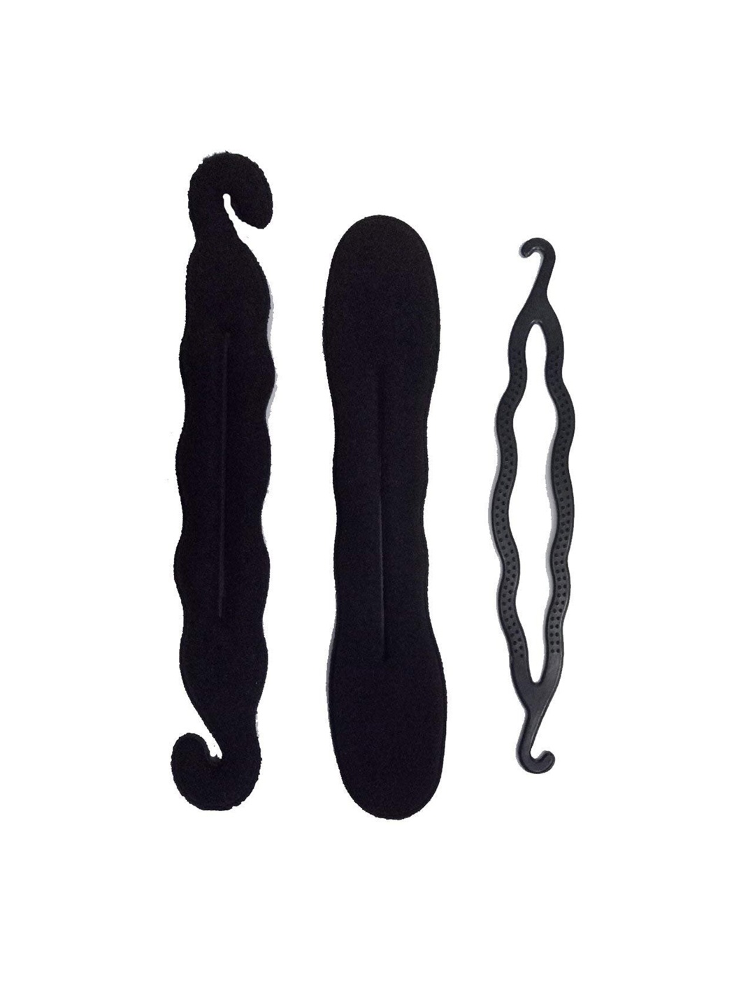 

CHRONEX Set Of 3 Juda Maker Hair Accessories, Black