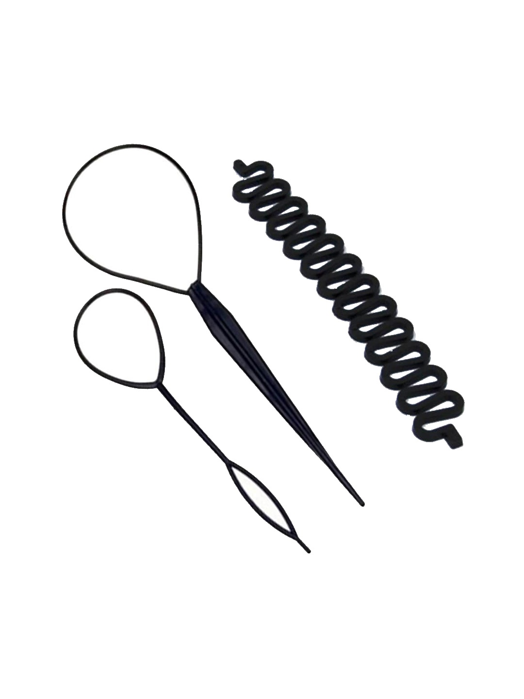 

CHRONEX Women Black Set of 3 Hair Accessory Set