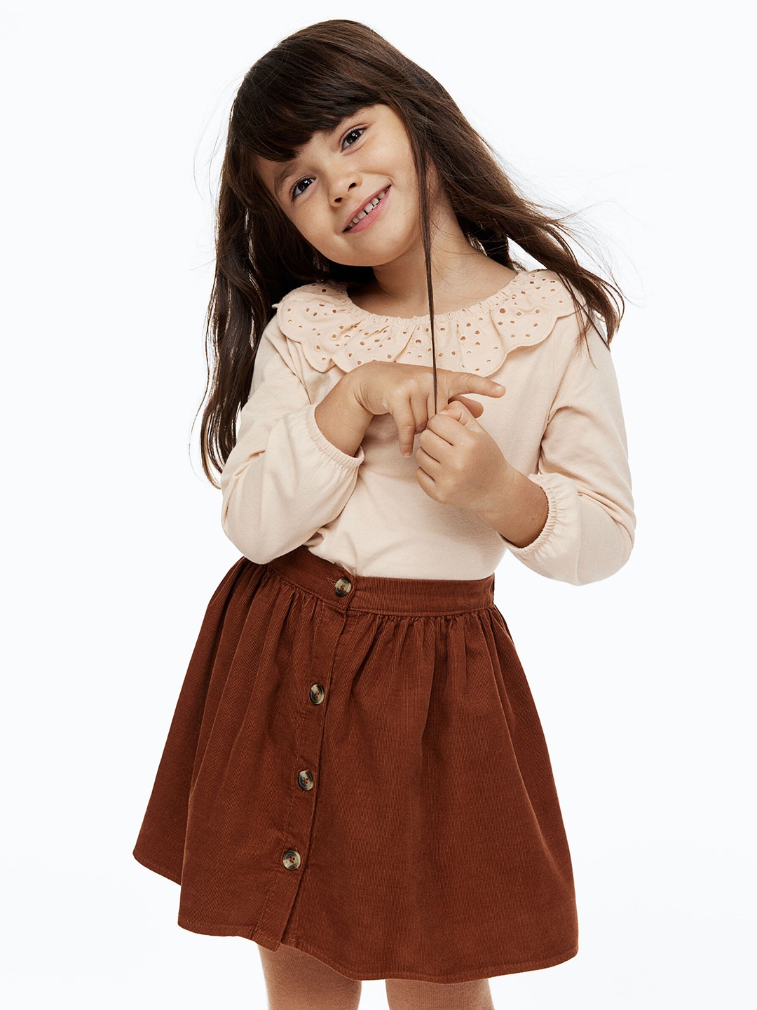 

H&M Girls Beige & Brown 3-Piece Set
