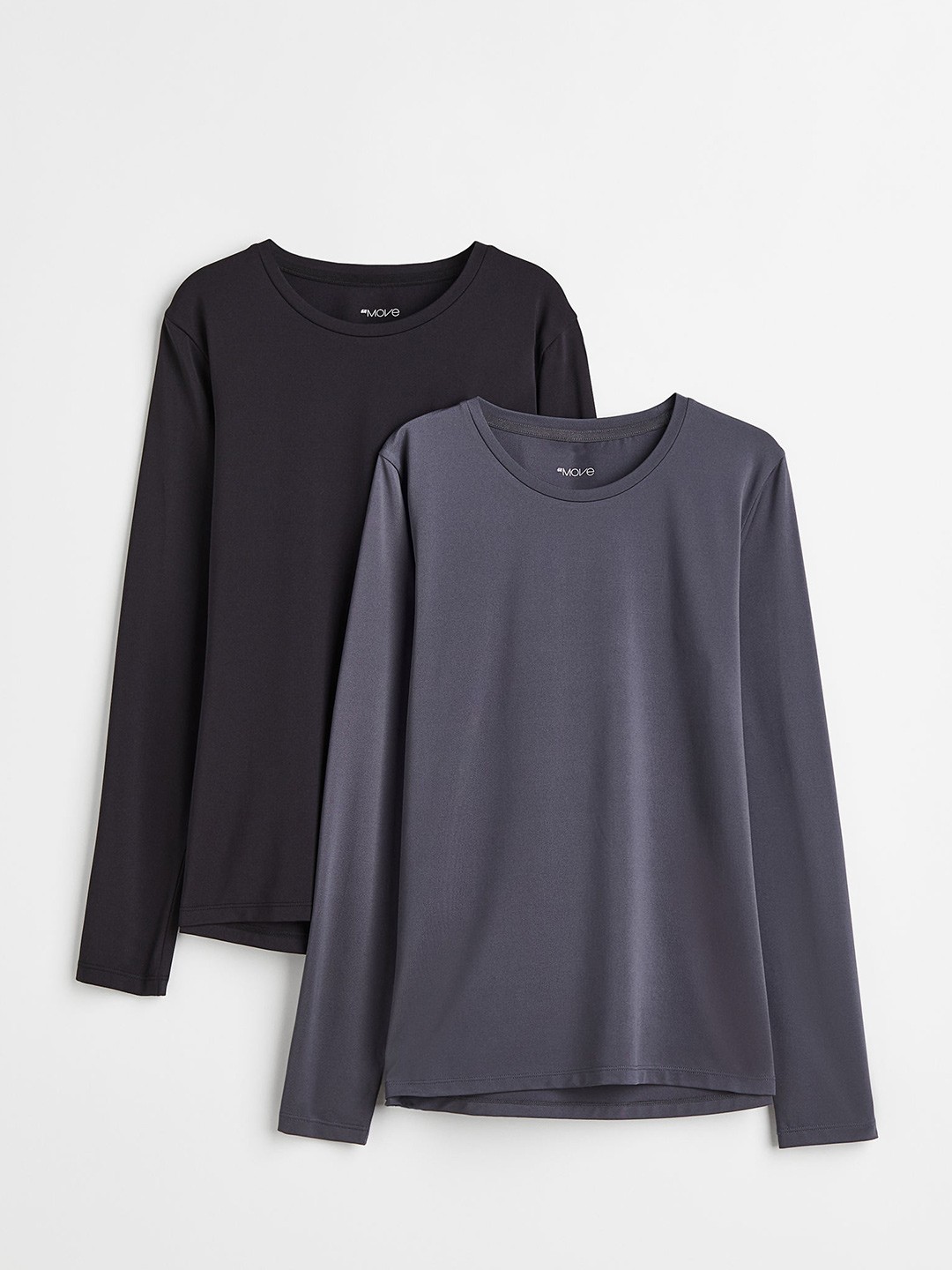 

H&M Girls 2-Pack Sports Tops, Black