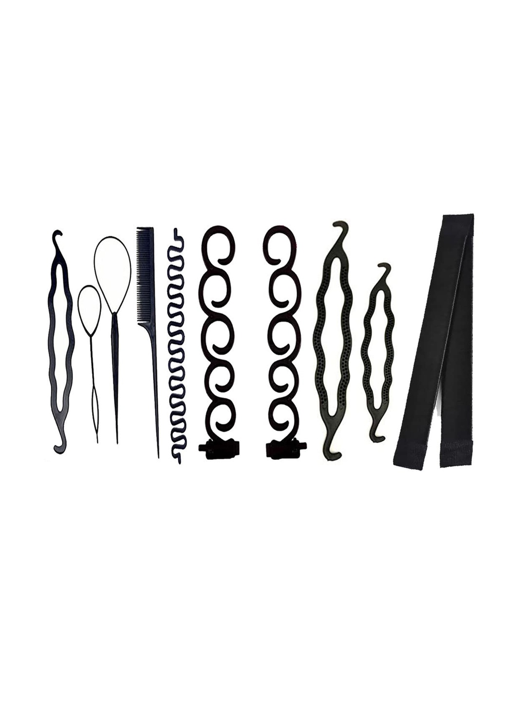 

CHANDERKASH Women Black Hair Accessory Set of