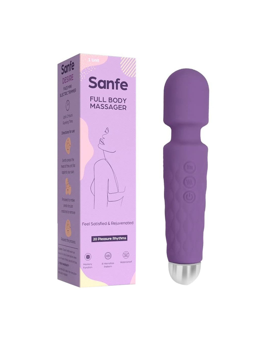 

Sanfe Full Body Intimate Massager, Purple