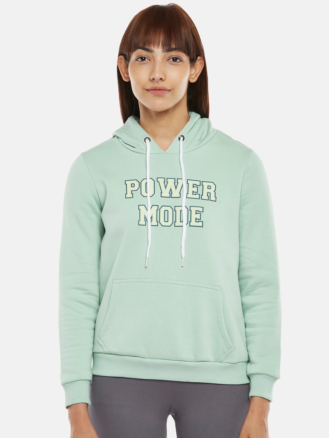 

Ajile by Pantaloons Women Green Printed Sweatshirt