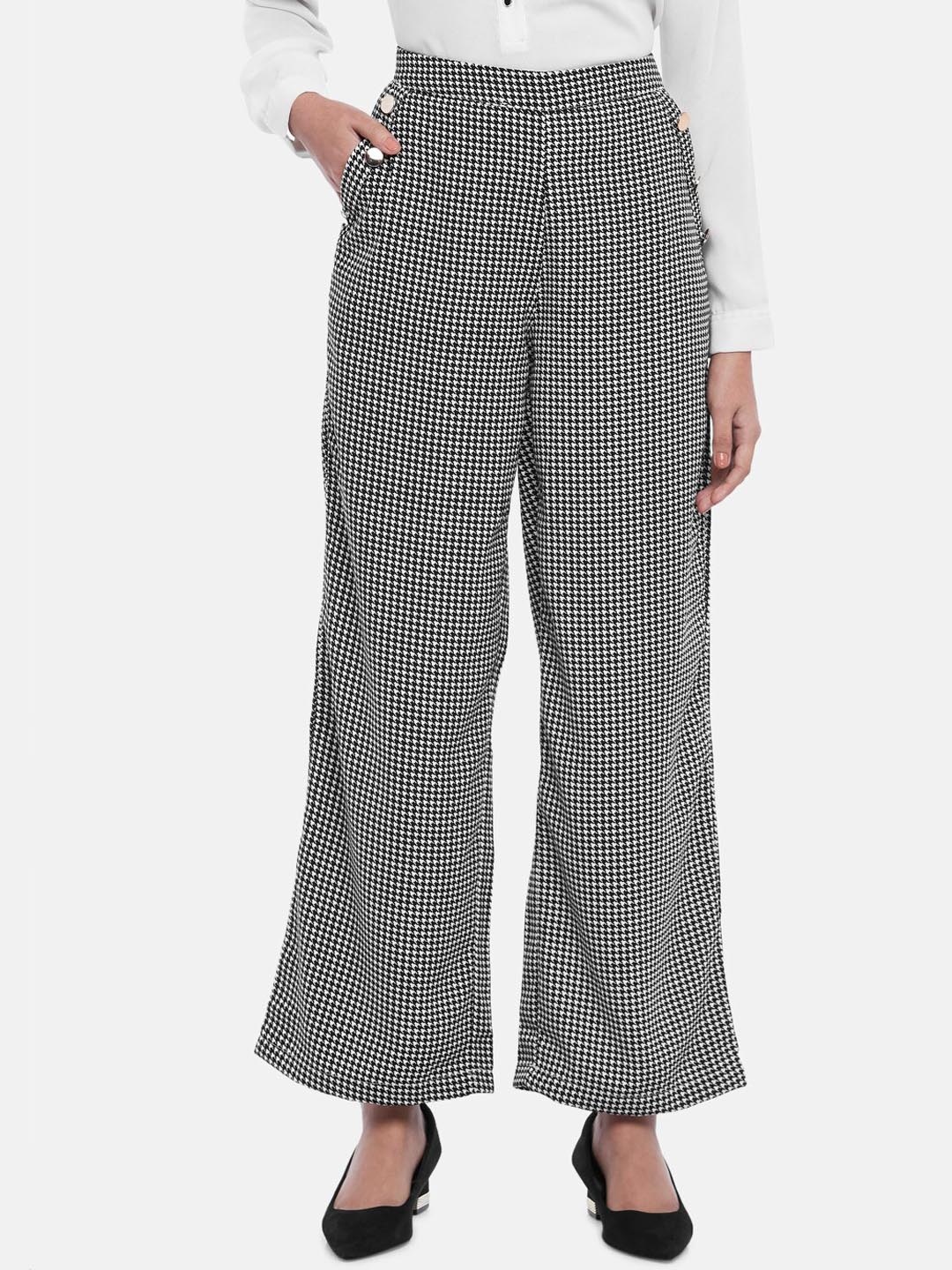 

Annabelle by Pantaloons Women Black High-Rise Trousers