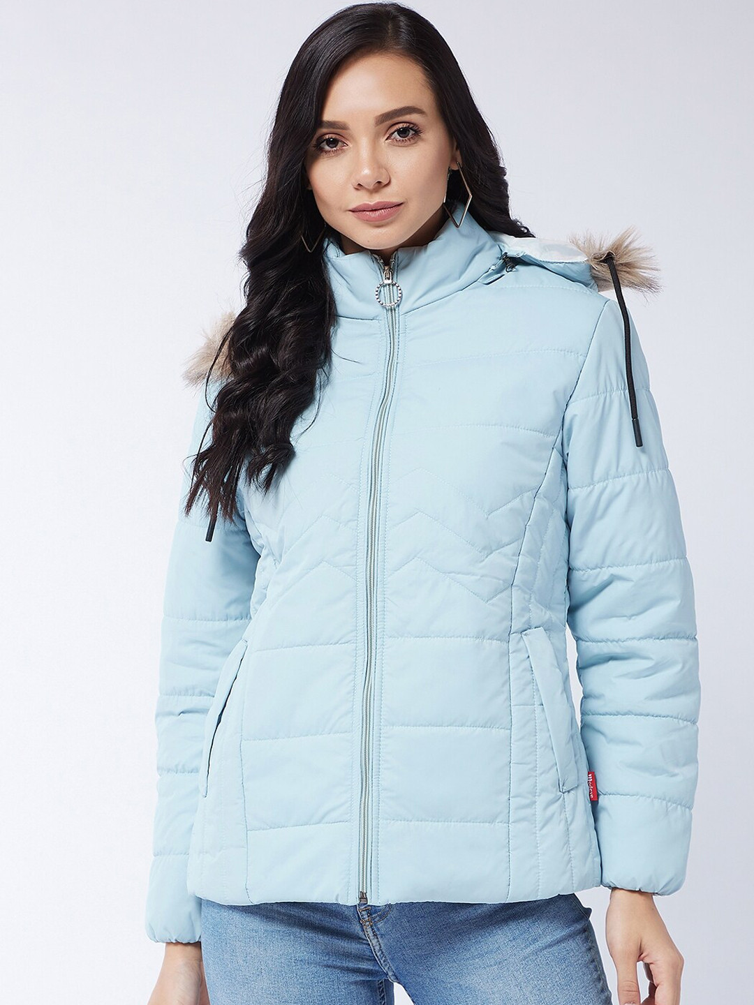 

Modeve Women Blue Lightweight Padded Jacket