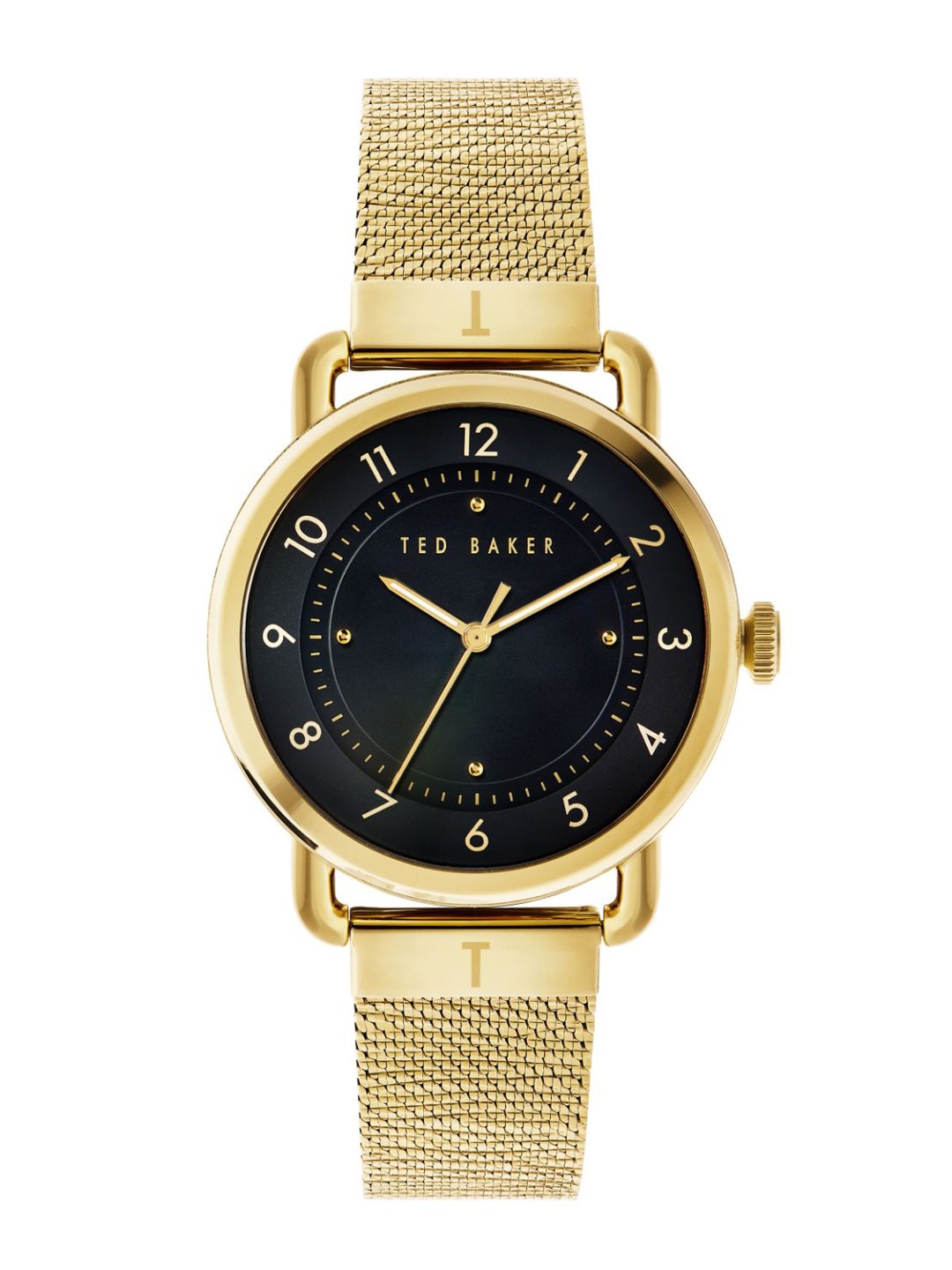 

Ted Baker Women Black Brass Dial & Gold Toned Straps Analogue Watch BKPHRS202_1