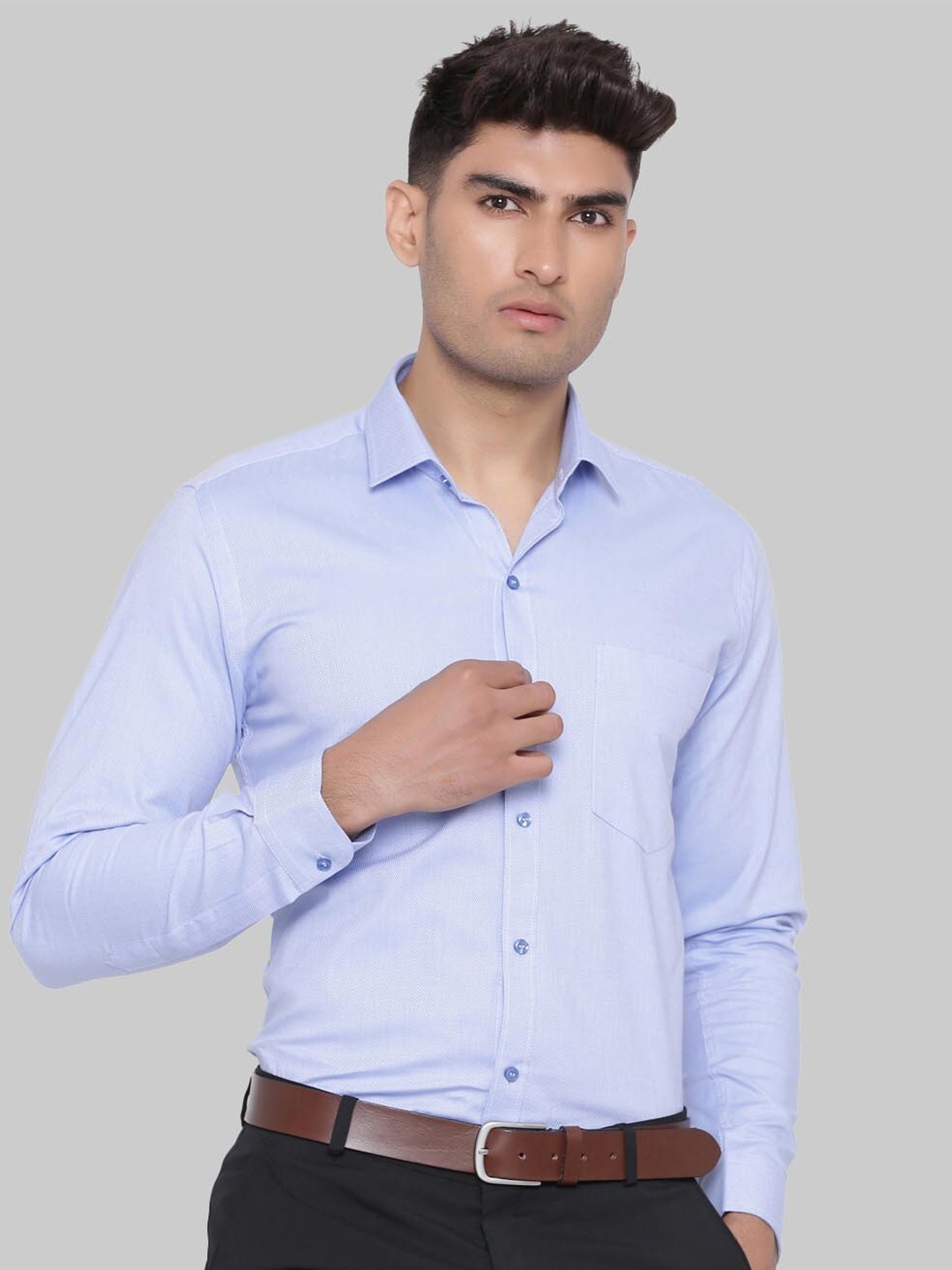 

Tistabene Men Blue Premium Casual Shirt