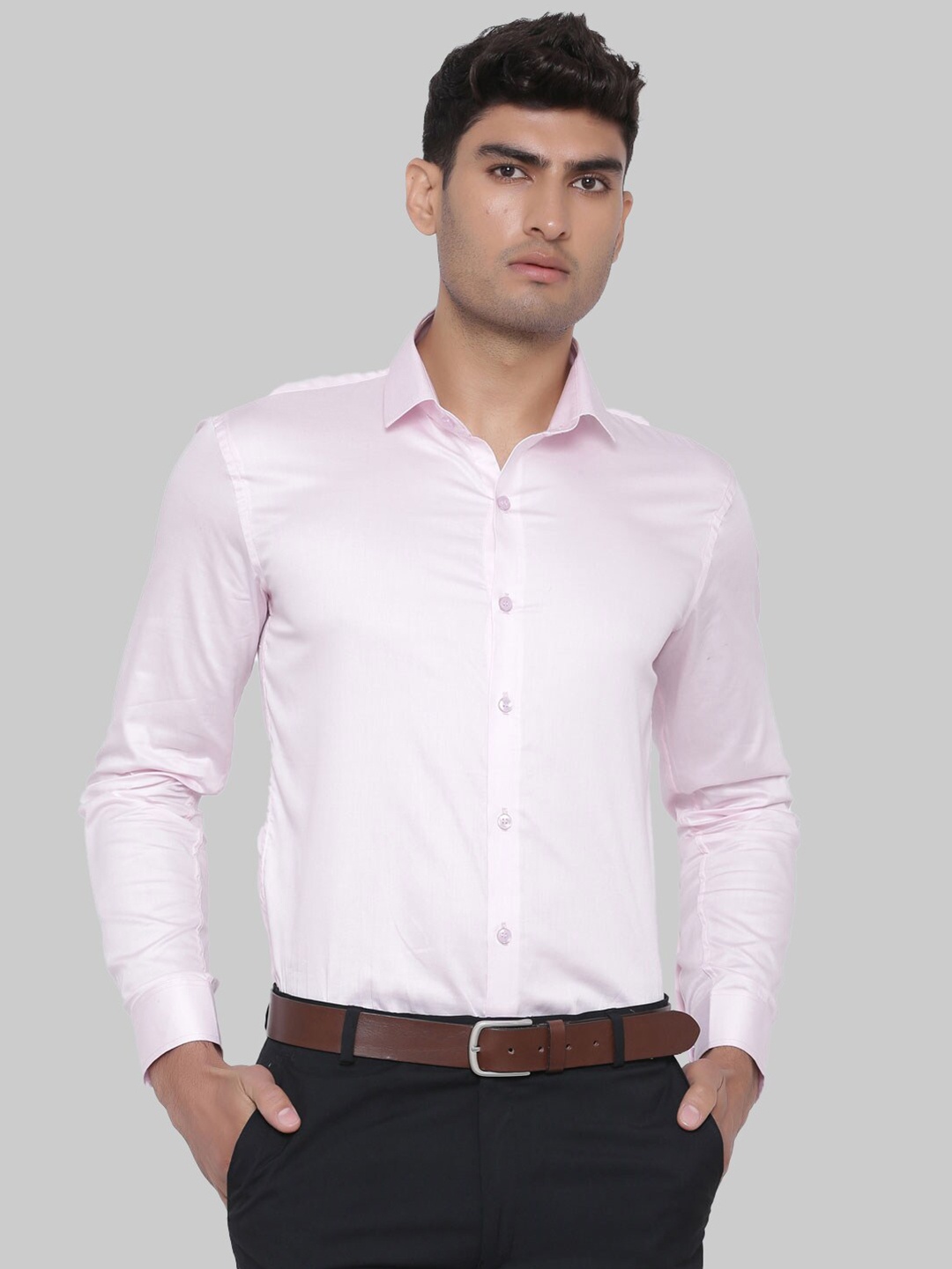 

Tistabene Men Pink Premium Formal Shirt