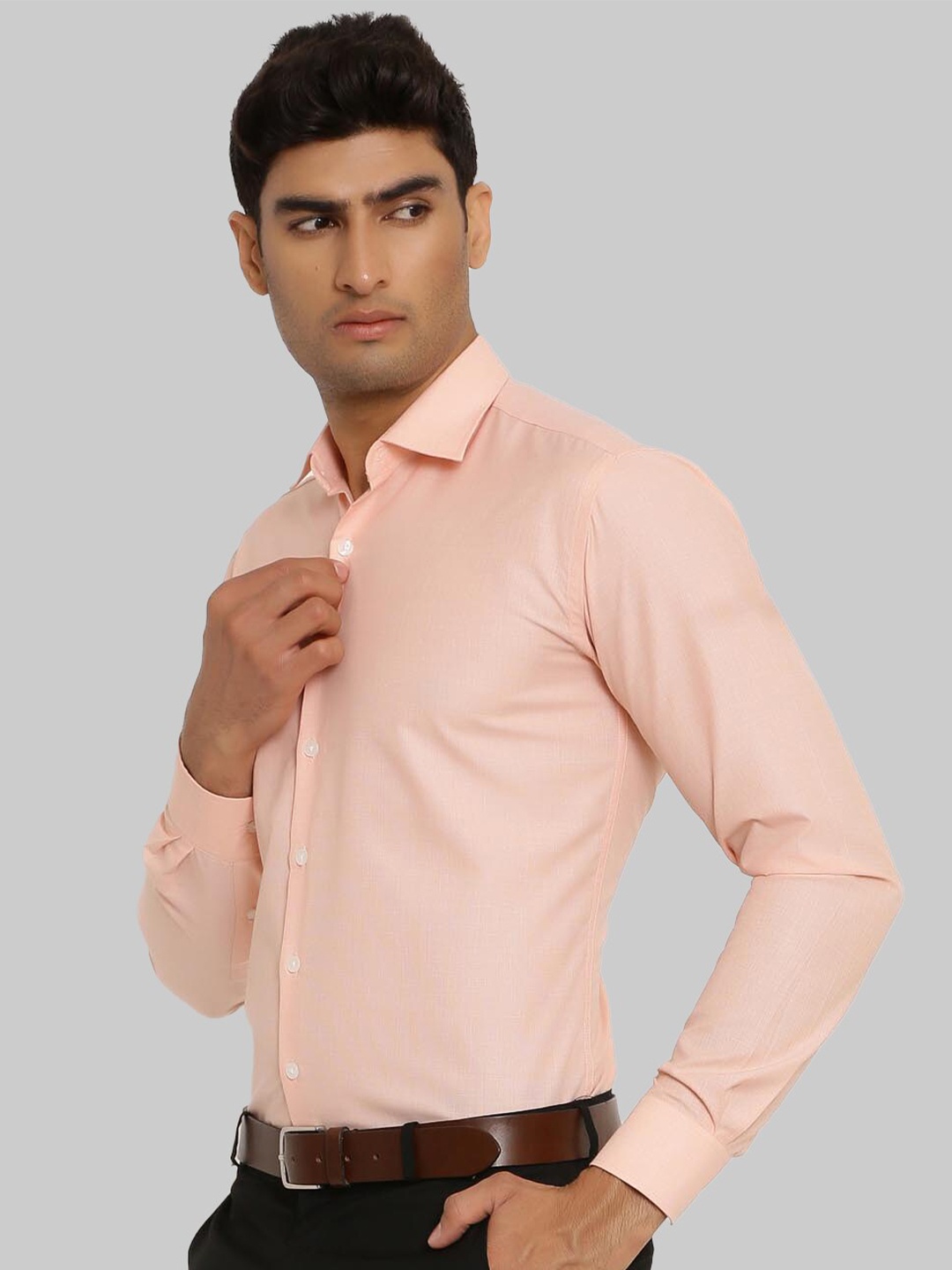 

Tistabene Men Pink Premium Cotton Formal Shirt